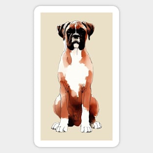 Boxer Sitt'n Pretty Sticker